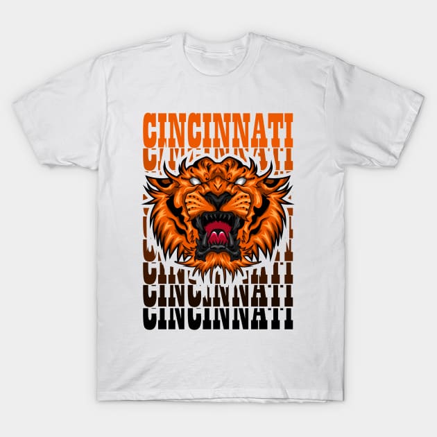 Cincinnati Bengals T-Shirt by SHINIGAMII